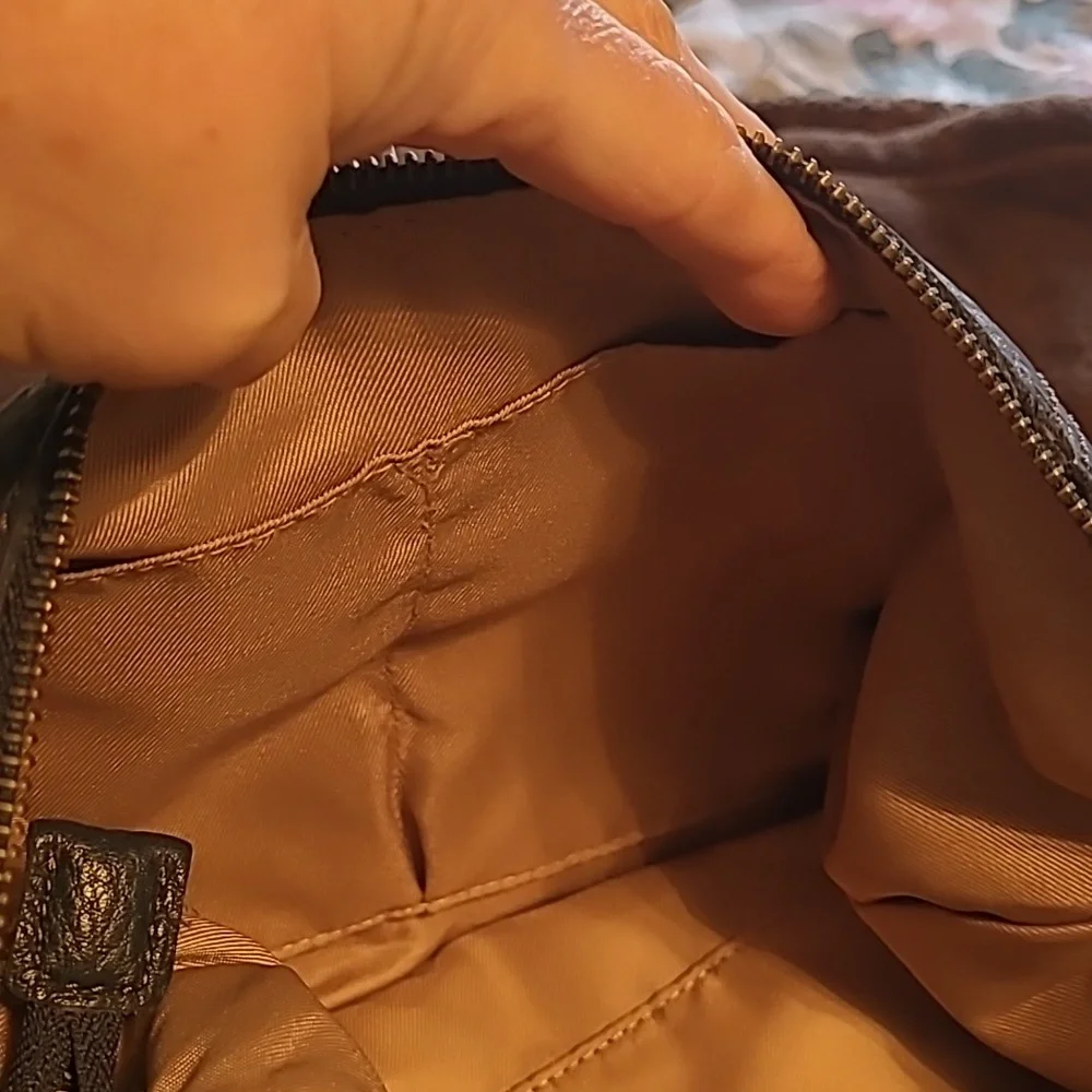 The SAK Sequoia Hobo soft Butter Cream Blue leather Shoulder Bag - Picture 15 of 16